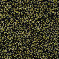 Chiyogami Papier | Floral | Bogen 975C Kirschblüte/Gold/schwarz