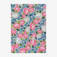 Chiyogami-Papier-floral988C-Hortensien-petrol-Ausschnitt-2