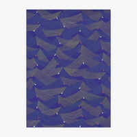 Chiyogami Papier | geometrisch | Bogen 1021C Saitenspiel/purple