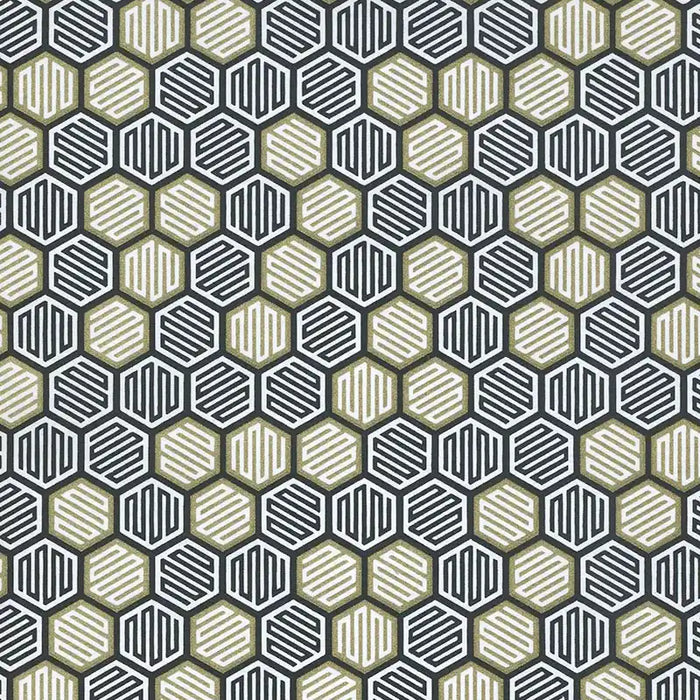 Chiyogami-Papier-geometrisch-1044C-Wabenmuster-schwarz-Gold-Ausschnitt-1