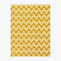 Chiyogami Papier | Geometrisch | Bogen 1084C - Bienenwabenmuster-gold-kupfer-silber