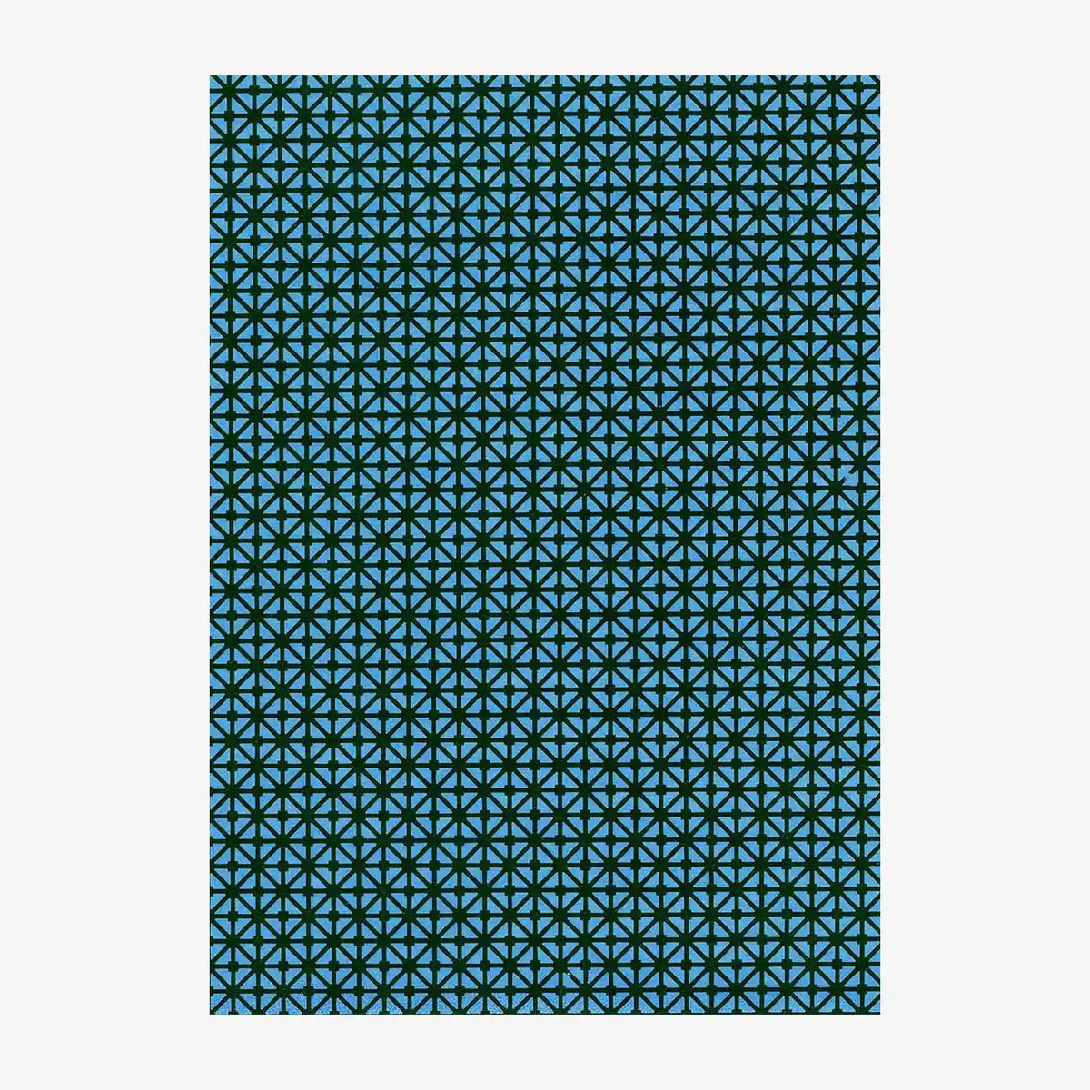 Chiyogami-Papier-geometrisch-575C-gekreuzte-Striche-dunkel-petrol-auf-blau-Ausschnitt-2