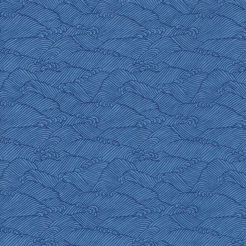 Chiyogami-Papier-traditional-1035C-Konami-blau-blau-Ausschnitt-1