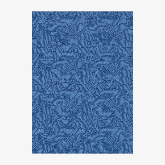 Chiyogami-Papier-traditional-1035C-Konami-blau-blau-Ausschnitt-2