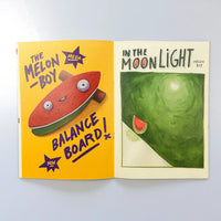 Comic-heft-mit-stickern-melon-boy_im Heft-Seitenansicht-2