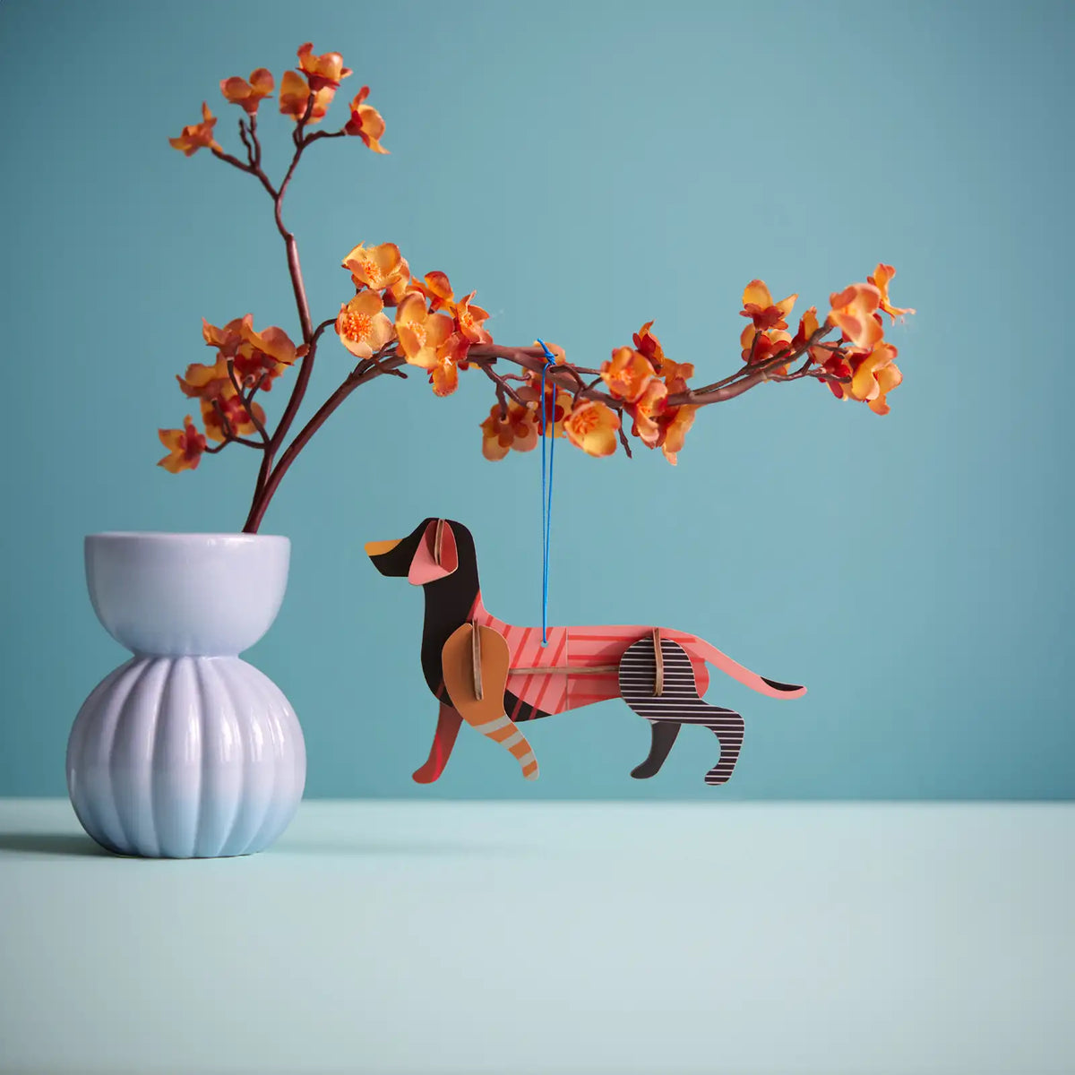 Studio Roof | Lucky Charm | Dachshund | kleiner 3D Dackel als Glückbringer | zum aufhängen
