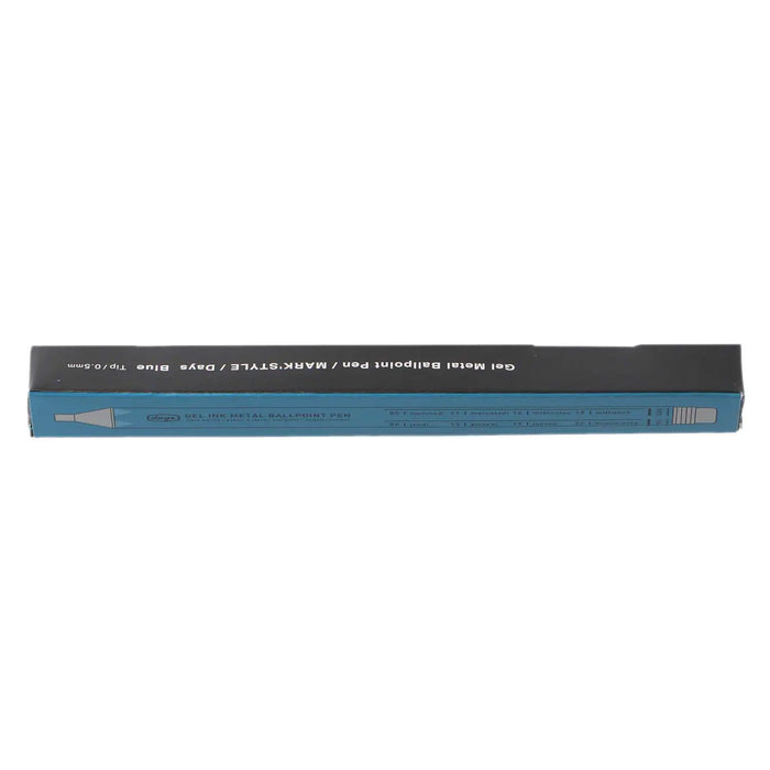 Mark's Style / Days / Gel Metal Ballpoint Pen / DAY-BP5 / Blue