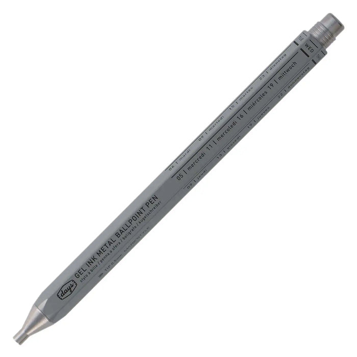 Mark's Style / Days / Gel Metal Ballpoint Pen / DAY-BP5 / Grey