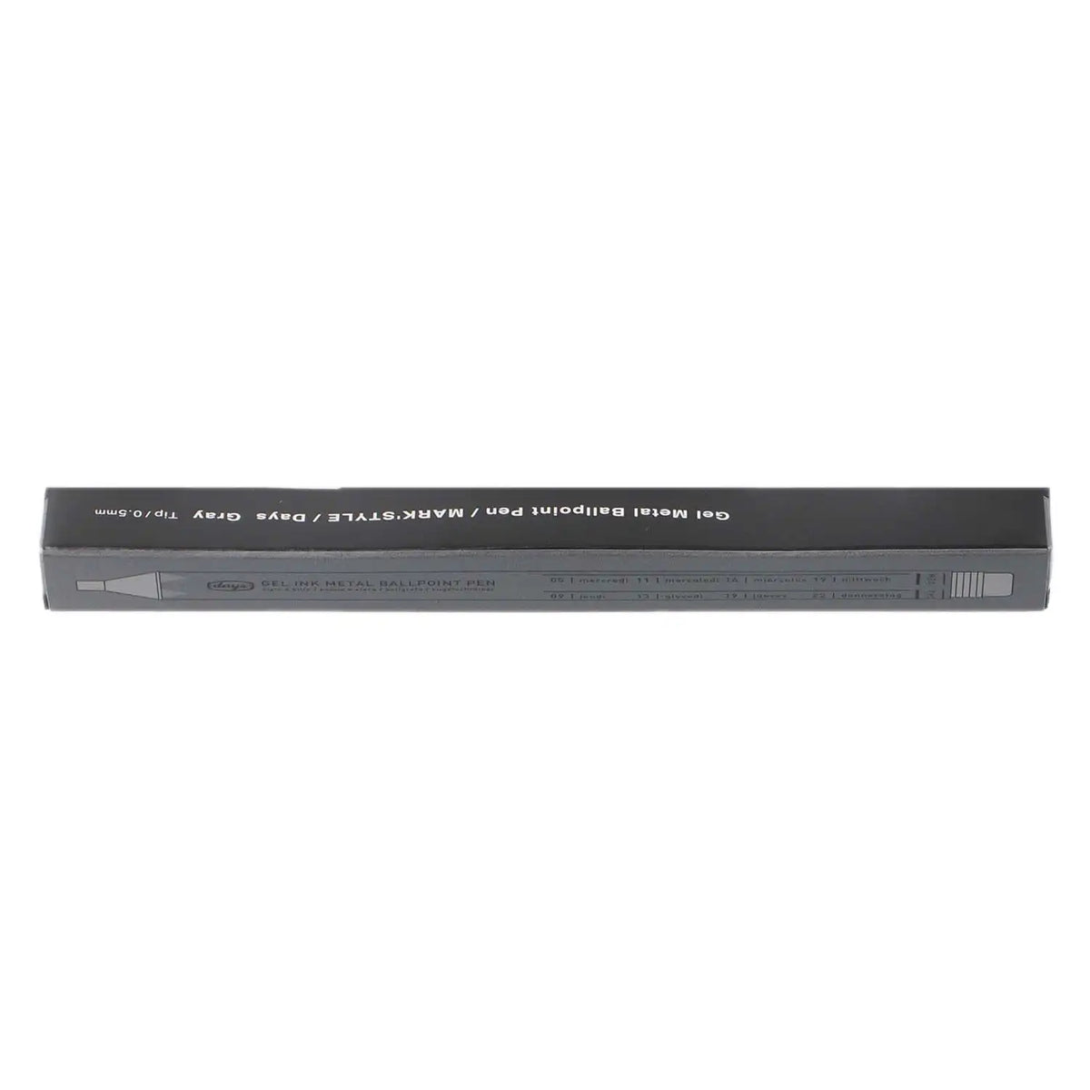 Mark's Style / Days / Gel Metal Ballpoint Pen / DAY-BP5 / Grey