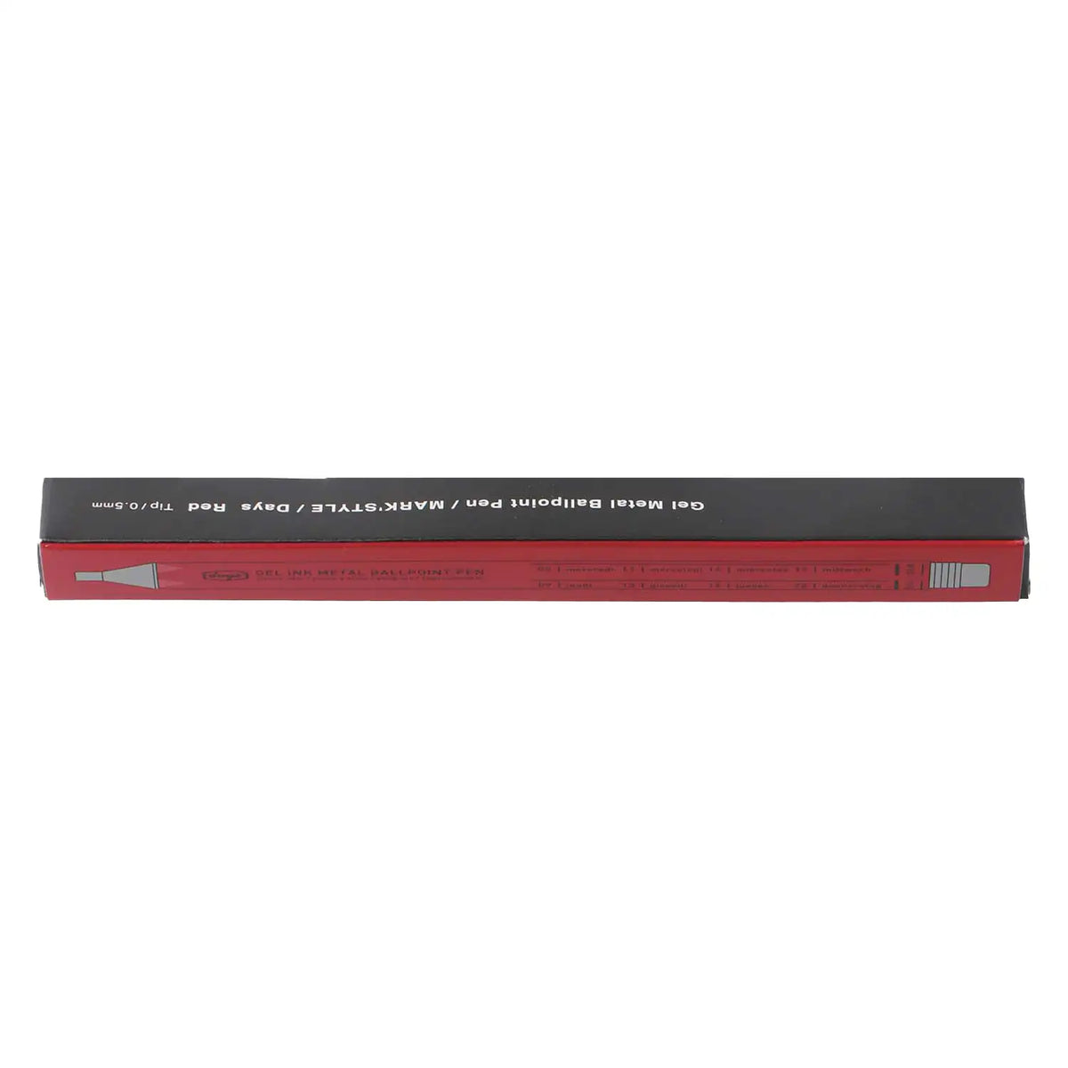Mark's Style / Days / Gel Metal Ballpoint Pen / DAY-BP5 / Red