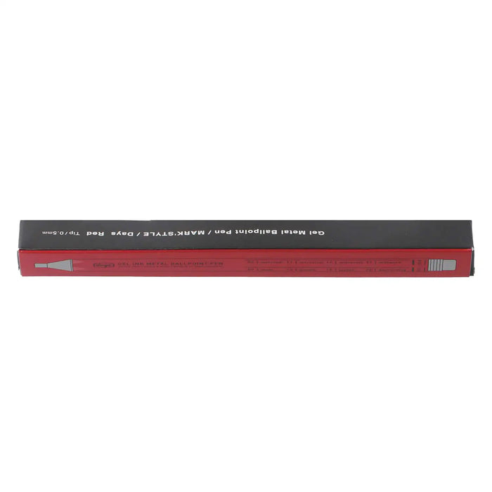 Mark's Style / Days / Gel Metal Ballpoint Pen / DAY-BP5 / Red