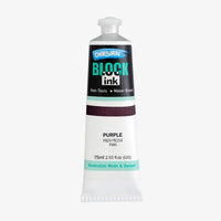 Derivan-Block-Ink-in-der-tube-Linoldruckfarbe-purple-75ml-Produktansicht