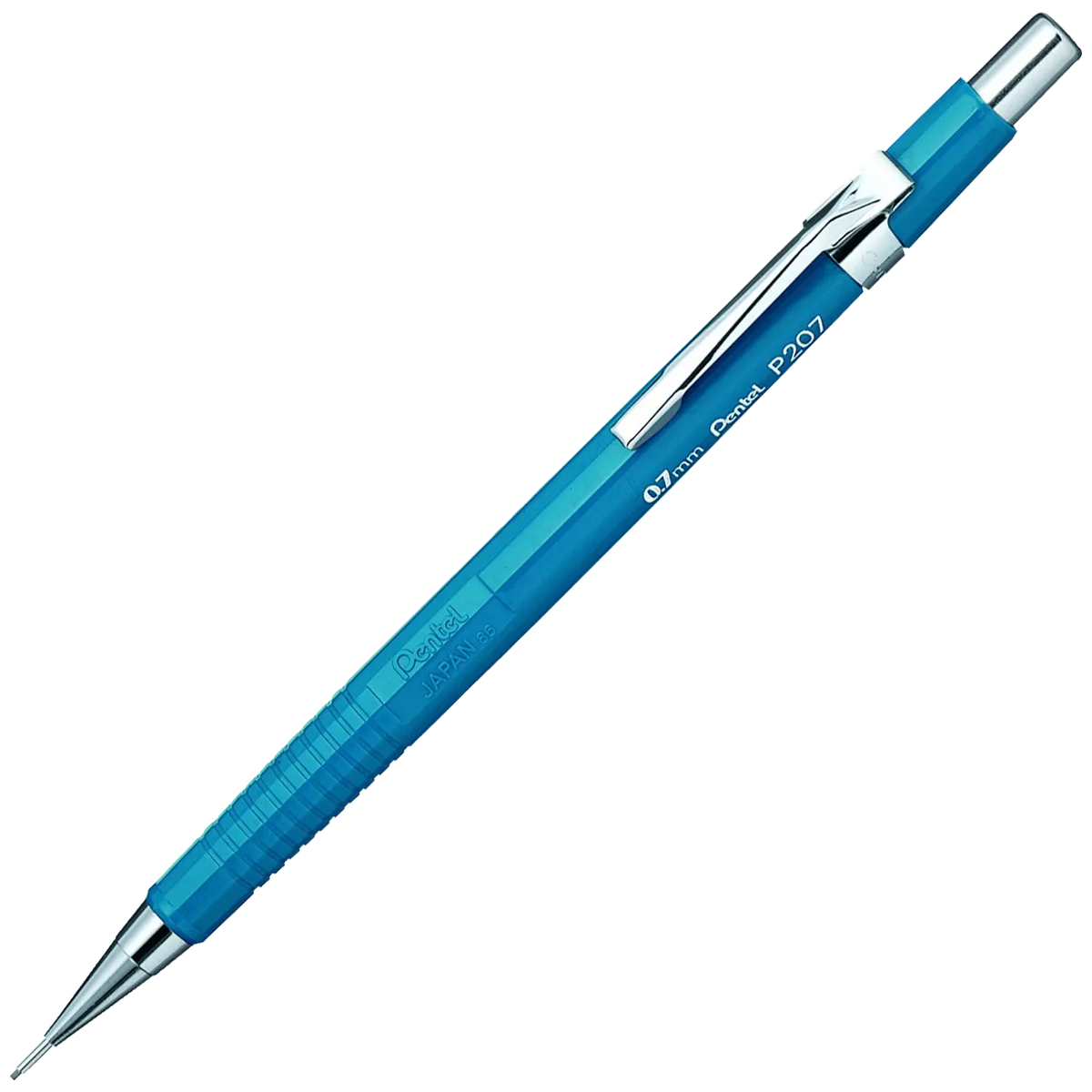 Druckbleistifte- Pentel-Sharp200-p207-07mm-blau-Produktansicht