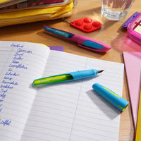 Ergonomischer Schulfüller / inkl. Patrone / STABILO / EASYbuddy FRESH Edition / Feder M / lila/magenta
