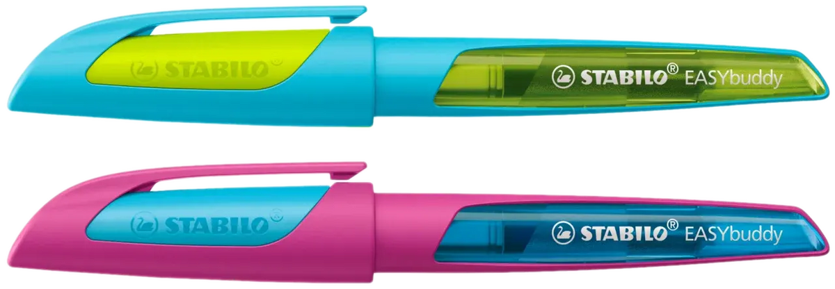 Ergonomischer Schulfüller / inkl. Patrone / STABILO / EASYbuddy FRESH Edition / Feder M / lila/magenta