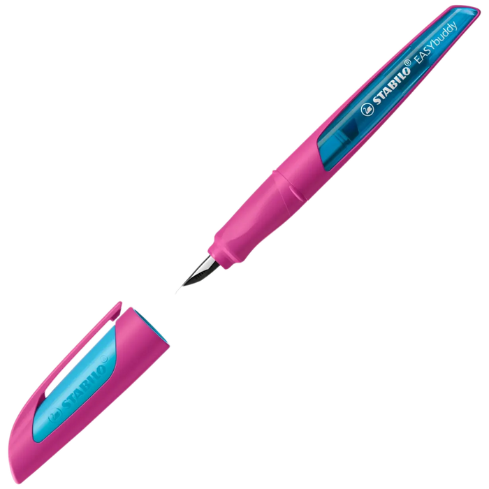 Ergonomischer Schulfüller / inkl. Patrone / STABILO / EASYbuddy FRESH Edition / Feder M / lila/magenta