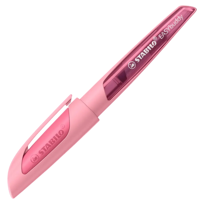 Ergonomischer Schulfüller / inkl. Patrone / STABILO / EASYbuddy / Feder M / rosiges Rouge
