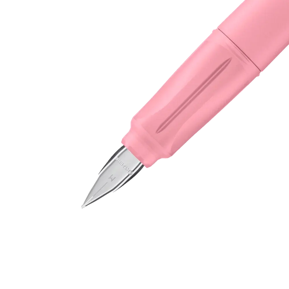 Ergonomischer Schulfüller / inkl. Patrone / STABILO / EASYbuddy / Feder M / rosiges Rouge