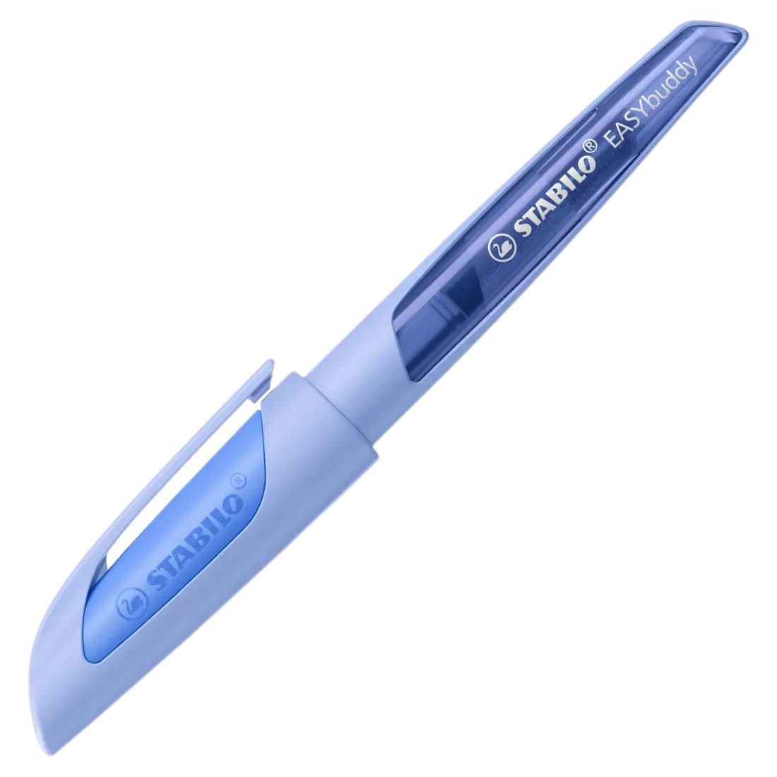 Ergonomischer Schulfüller / inkl. Patrone / STABILO / EASYbuddy / Feder M / Wolkenblau