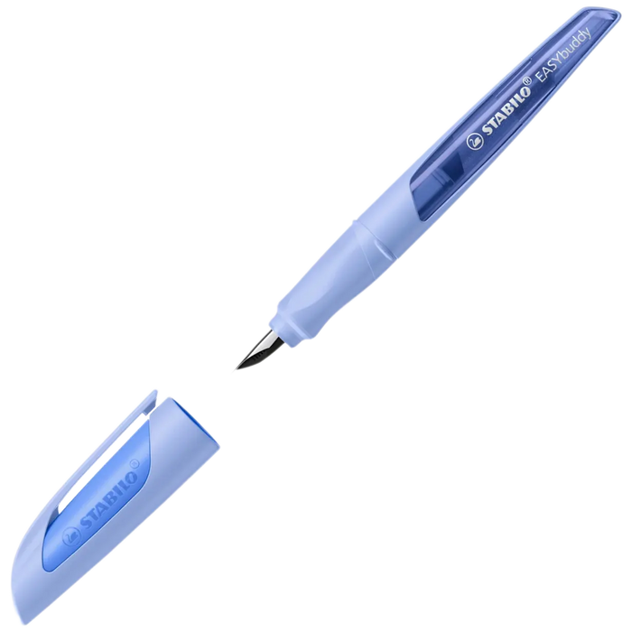 Ergonomischer Schulfüller / inkl. Patrone / STABILO / EASYbuddy / Feder M / Wolkenblau