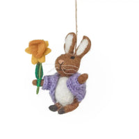 Handgefertigte Hängedekoration / Ostern / Remi der Hase