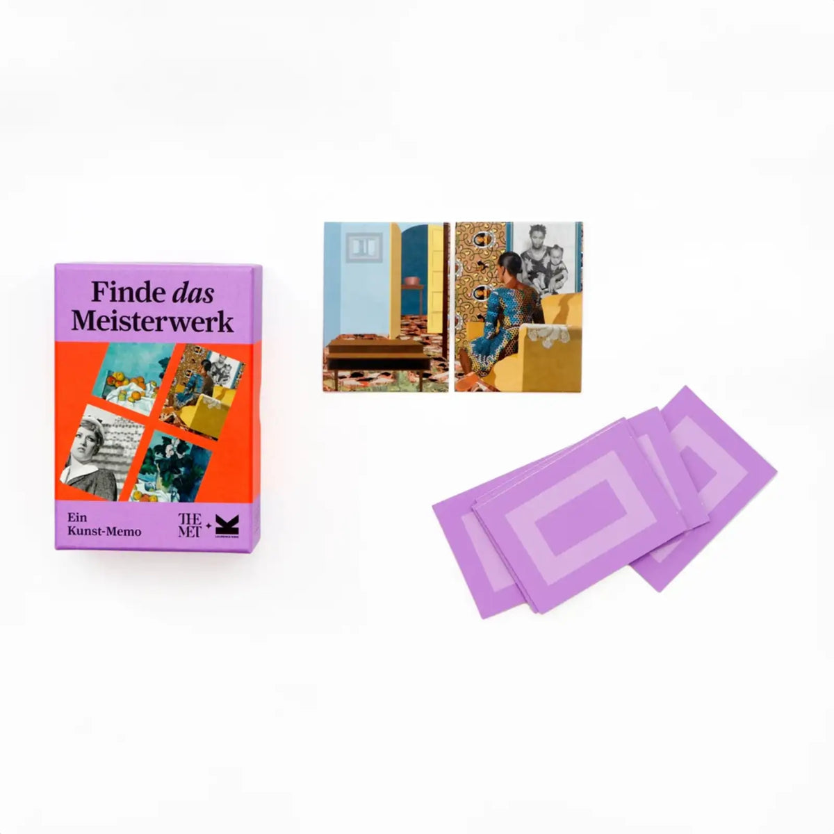 Laurence_King-Finde_-das-Meisterwerk-Produktansicht-Schachtel-boxcover-von-oben+und-Inhalt
