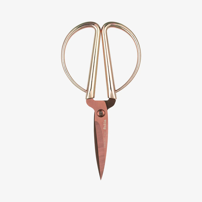 Folia-BAstelschere-Vintage-Rosegold-14.5cm-lang-geschlossen