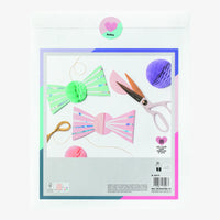 Wabenpapier / PASTEL / 30-lagig / 4 Blatt / farbig sortiert / 21x33cm