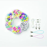 Folia | Perlen Set | Phone Charms Set | RAINBOW SMILE | 349 Teile