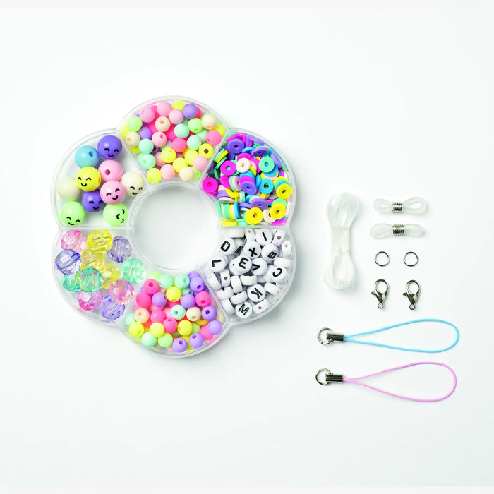 Folia | Perlen Set | Phone Charms Set | RAINBOW SMILE | 349 Teile