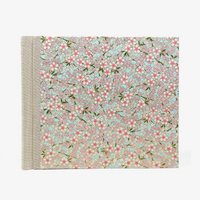 Fotoalbum-20x23cm-60Seiten-creme-Fotokarton-cover-chiyogami-Papier-Motiv-Bogen-840C-Blumen