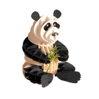 Fridolin_3d_Papiermodell_Panda_Spezialkarton-gelasert-aufgebaut-Produktansicht