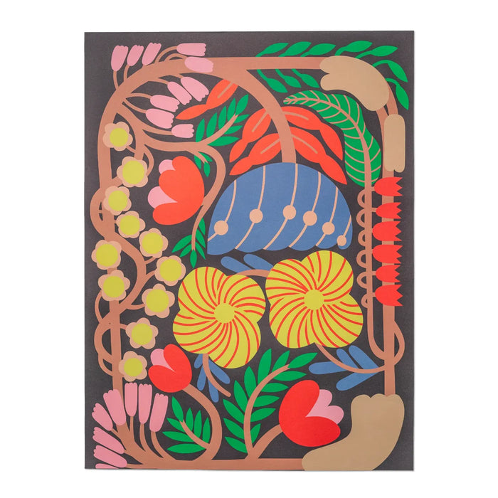 Geschenkpapier-Rolle-Format-70x300cm-Cecilia_-Pettersson-Floral-_Motif_-Produktansicht-ganzer-Bogen