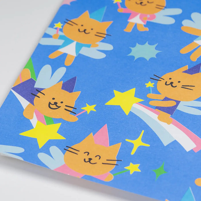 geschenkpapier-Jessica-_Das-Format-50x70cm-Fairy-_Cat-_Graphic_-Produkansicht-Beispielfoto-als_-Produktzoom
