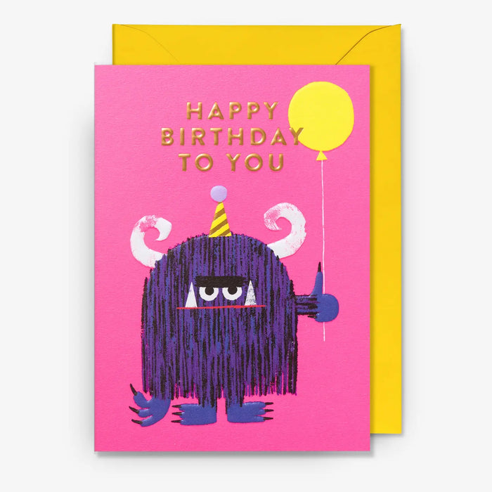 Grusskarte-Geburtstagskarte-Rob-Hodgson-Happy-Birthday-To-You-Klappkarte-mit-umschlag