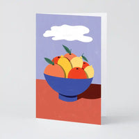 Grusskarte-Kunstkarte-Citrus-c6-aufgestellt