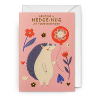 Grußkarte | Karte mit Umschlag | Molly Egan | Sending A Hedge-Hug On Your Birthday