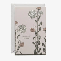 Haferkorn_Sauerbrey_-Trauerkarte_-Kondolenzkarte-Chrysanthemen-B6-mit-Umschlag