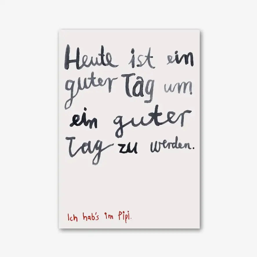 Halfbird-Postkarte-Motiv-guter-Tag--gesagt-A6