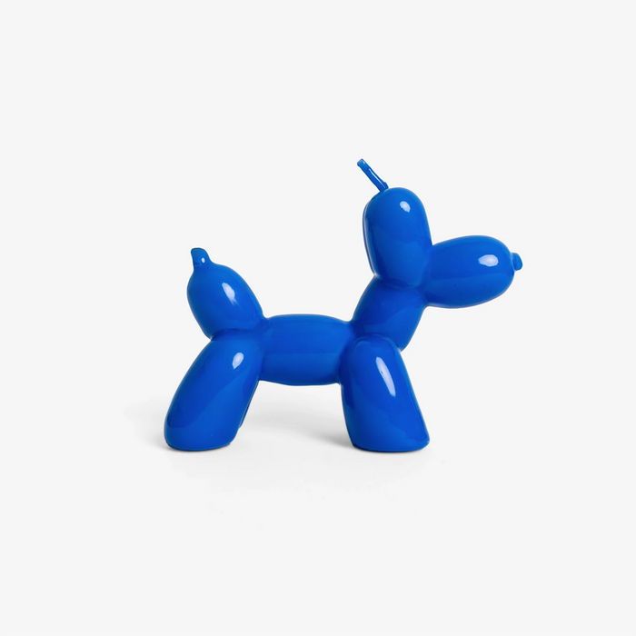 Helio Ferretti | Balloon Kerze | ELECTRIC BLUE BALLOON DOG CANDLE