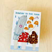 Postkarte | JungwieAlt | Motiv: Singende Pilze