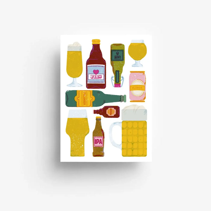 Jung-wie-alt-Postkarte-A6-300grm-Bier-Produktansicht