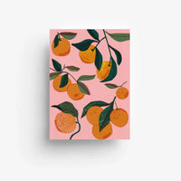 Jung-wie-alt-Postkarte-A6-300grm-rosafarbene-Orangen-Produktansicht