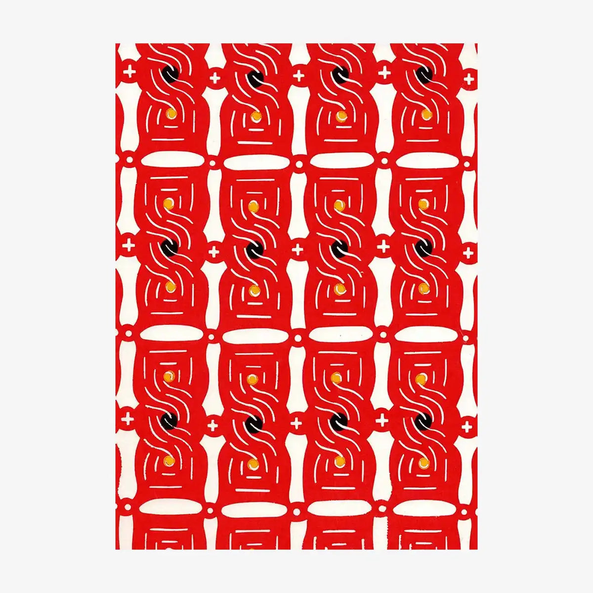 KAtazome-Shi-Bogen-Ausschnitt-Motiv-red-Shape-Pattern