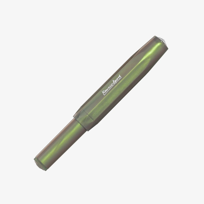 Kaweco-Lunar-Sport-ShadowGreen-Rollerball-Produktansicht-geschlossen