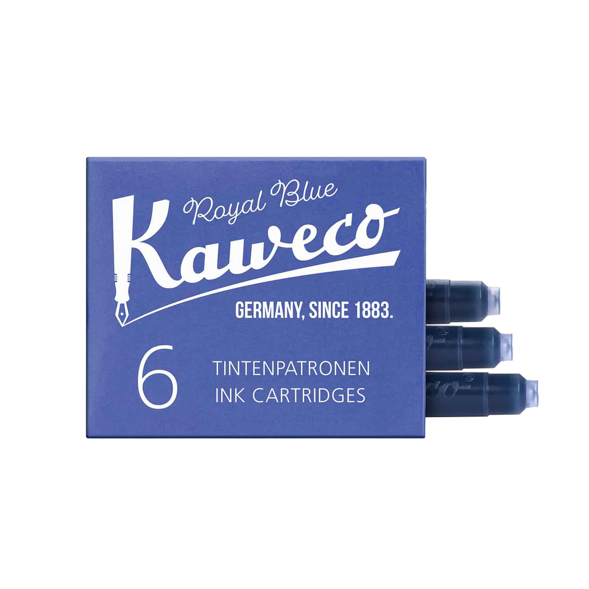 Kaweco_Ink_6-pack_RoaBlu_open-tINTENPATRONEN