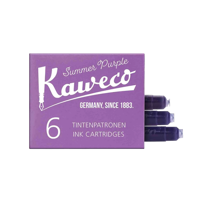 Kaweco_Ink_6-pack_SumPur_openTintenpatronen