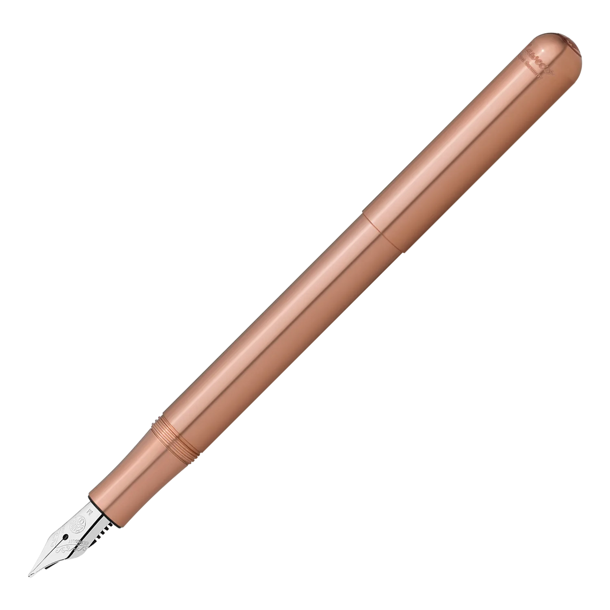Kaweco_Liliput_FP_Copper-geöffnet-mit-aufgeschraubter-Kappe
