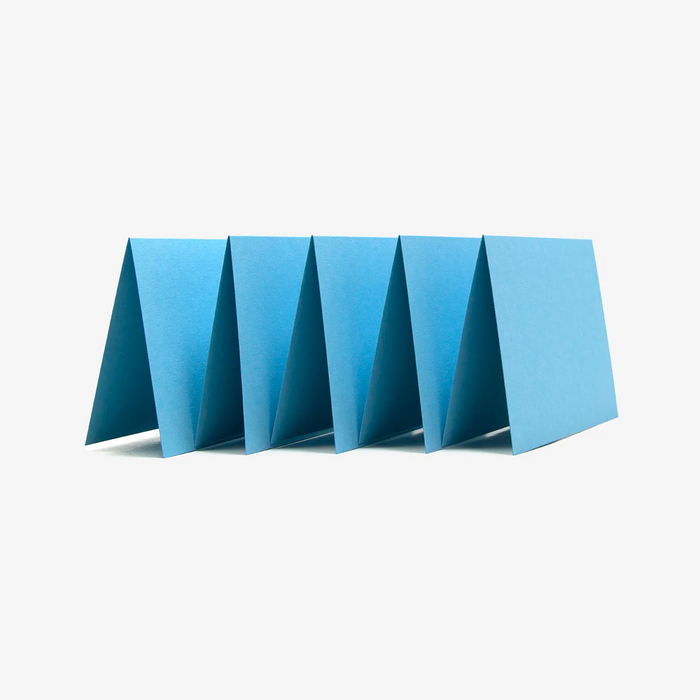 Klappkarte-A6-Roemerturm-5er-Set-300grm-Farbe-Himmelblau