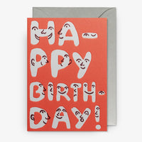 Klappkarte-mit-Umschlag-Format-A6-109x155mm-Designer-Marie-Assenats-Motiv-Big-Happy-Letters-Birthday